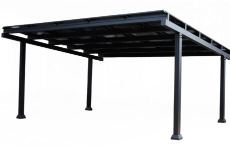 Doppel-Carport mit Solardach